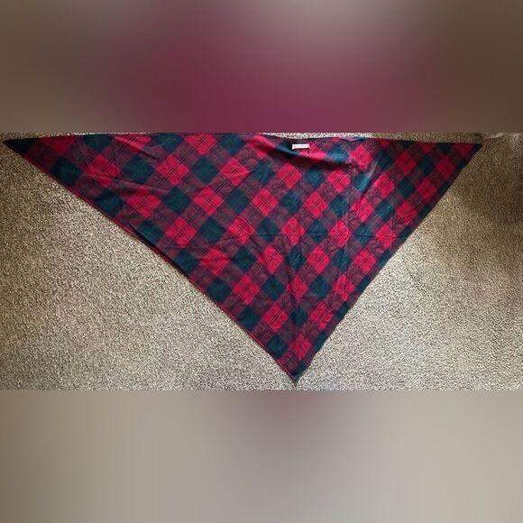 Vintage Pendleton 100% Merino Wool plaid scarf made in USA Portland Oregon - Picture 1 of 3